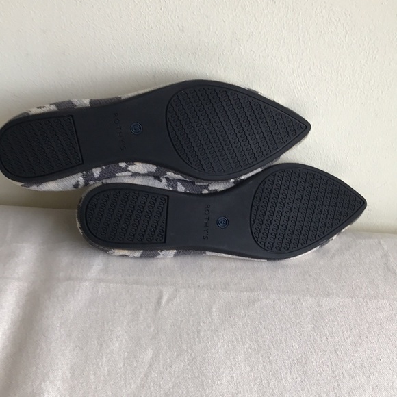 Rothy’s Size 7.5 The Point retired print Ash grey camo pointed toe flat shoe - Picture 10 of 13
